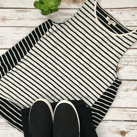 Madewell Forward-Seam Striped Tank Top - Picture 4 of 7